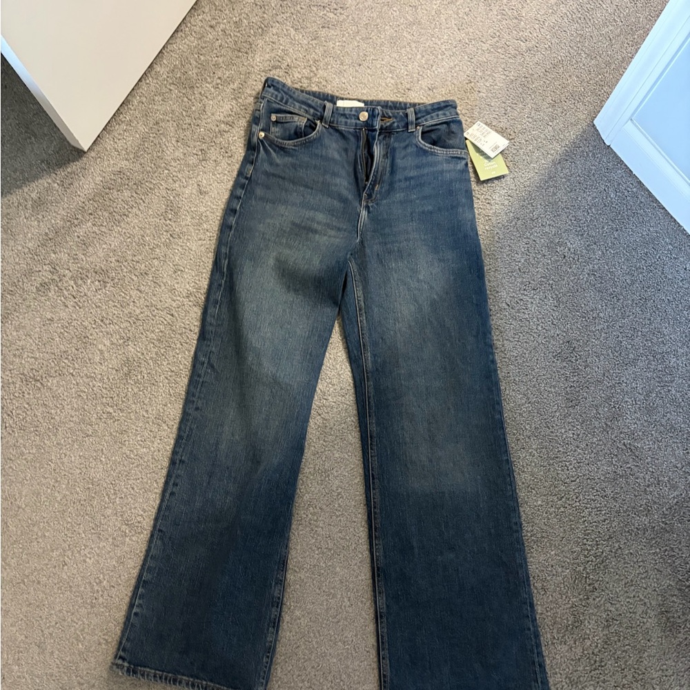 H&M Dark Blue Flare Women's Jeans